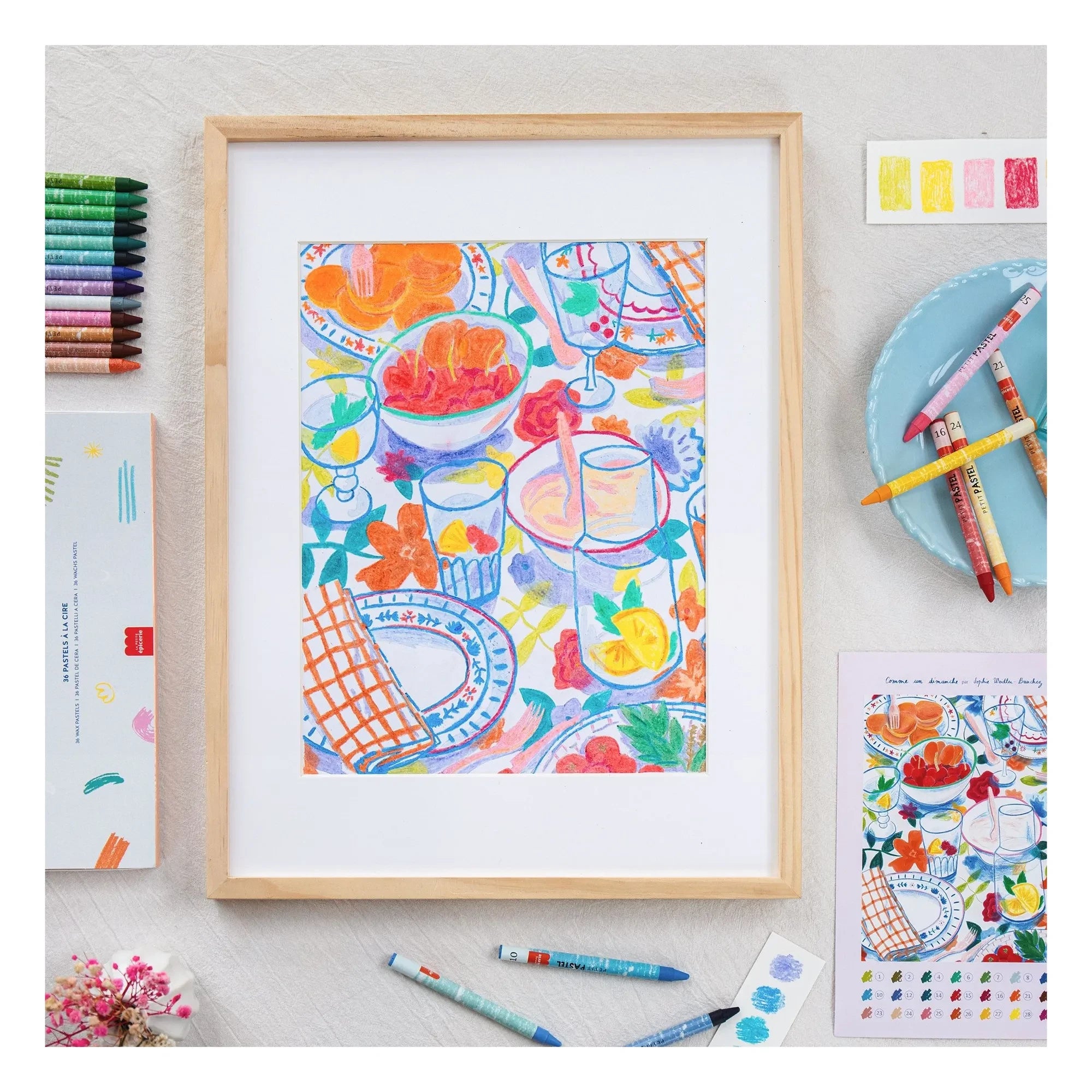 La Petite Épicerie - Numbered Pastel Set - Comme un Dimanche