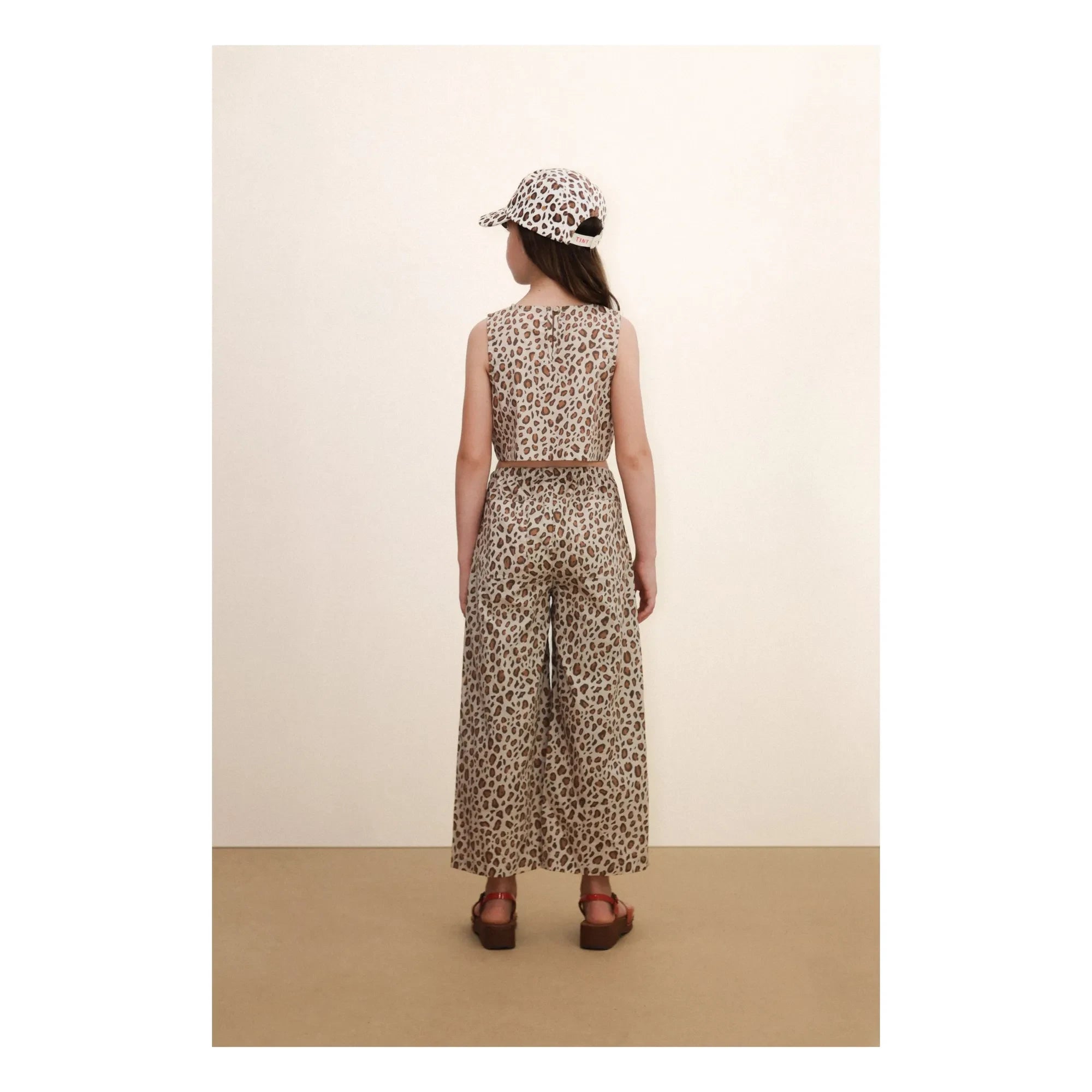 Tinycottons - Poplin Leopard Pants | Brown