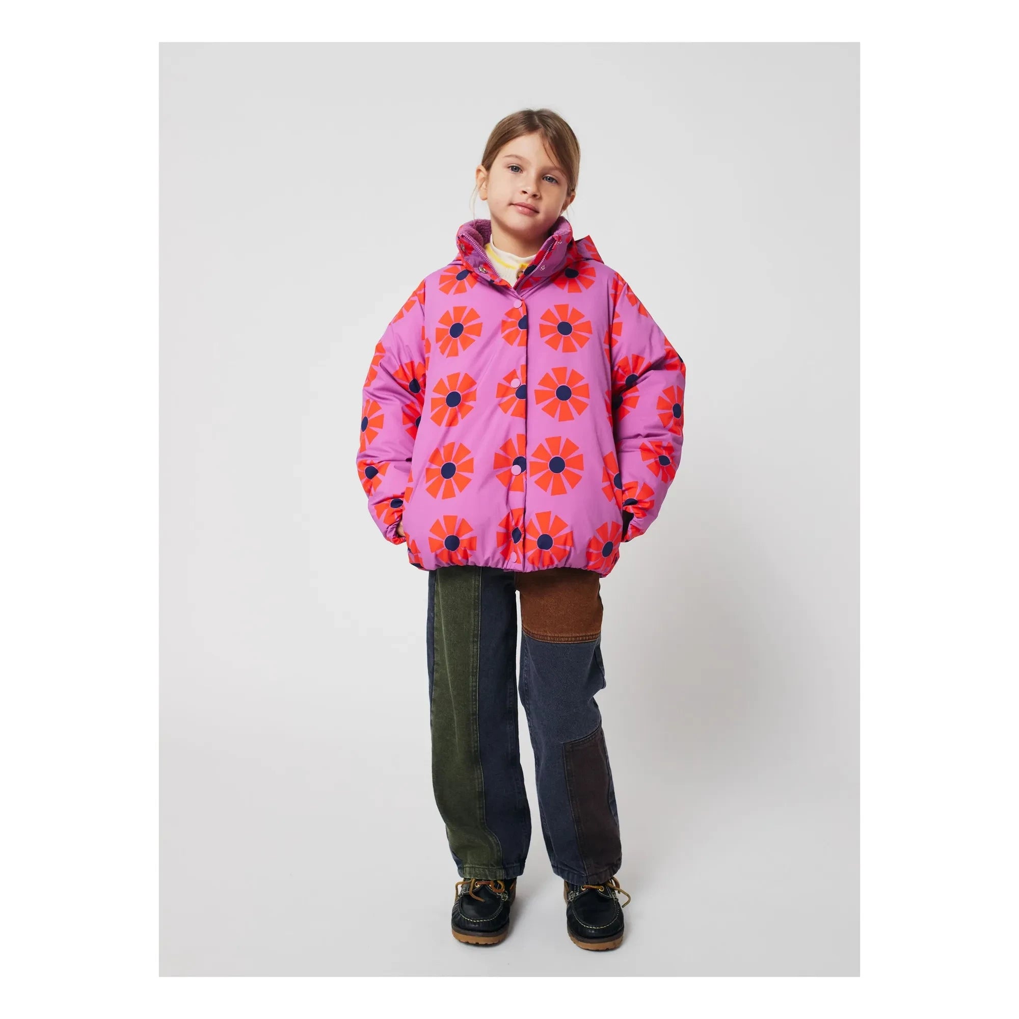 Bobo Choses - Kaleidoscope Recycled Fiber Waterproof Jacket | Lilac