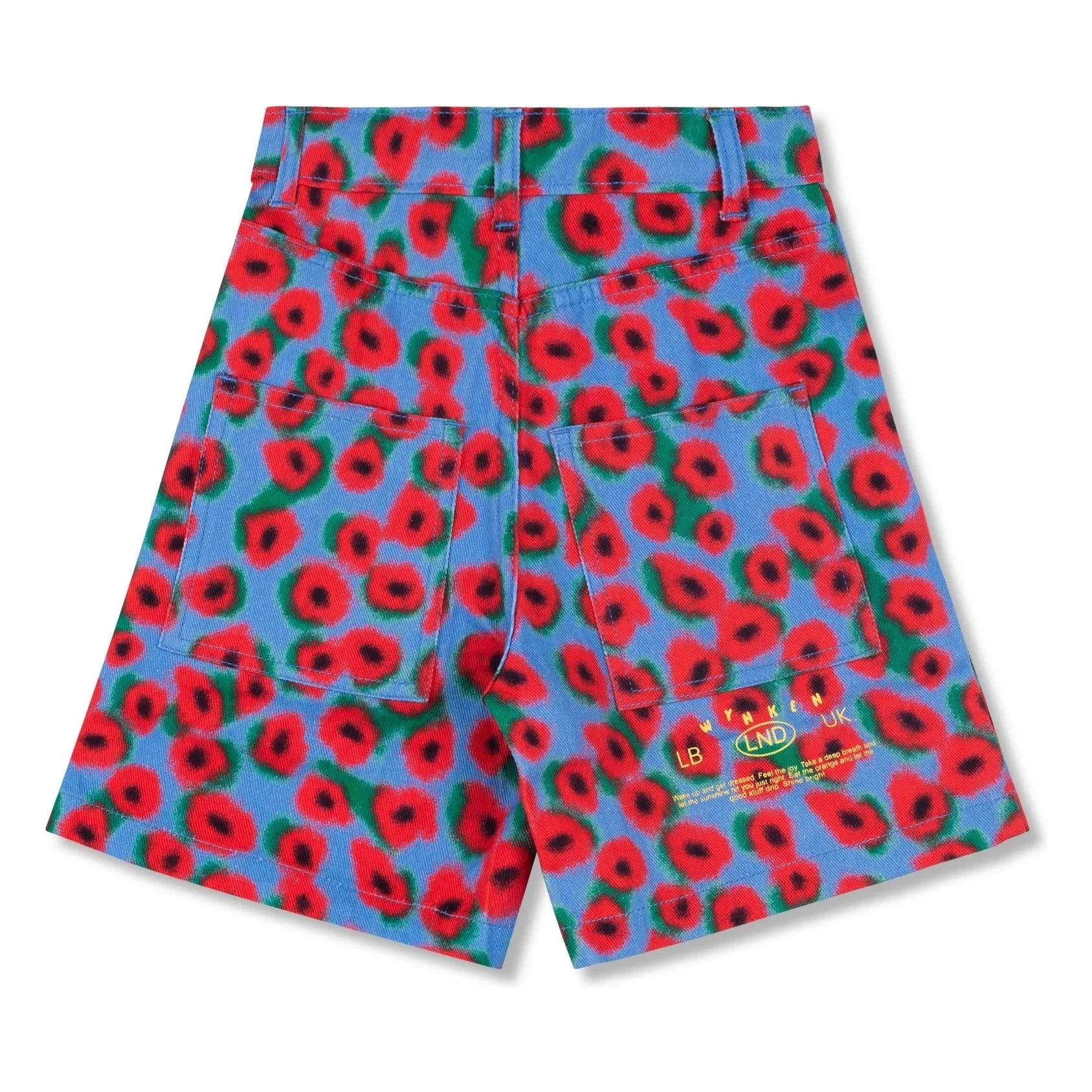 Wynken - Floral Print Shorts | Blue