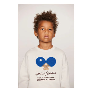 Mini Rodini - Organic Cotton Ping Pong Sweatshirt | Gray