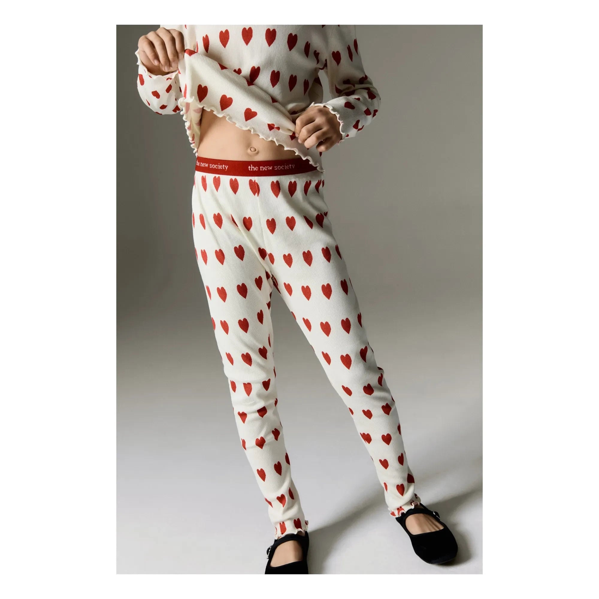 the new society - Legging Singapore Love | Ecru
