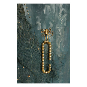 Doing Goods - Ella Octopus recycled brass hook | Gold