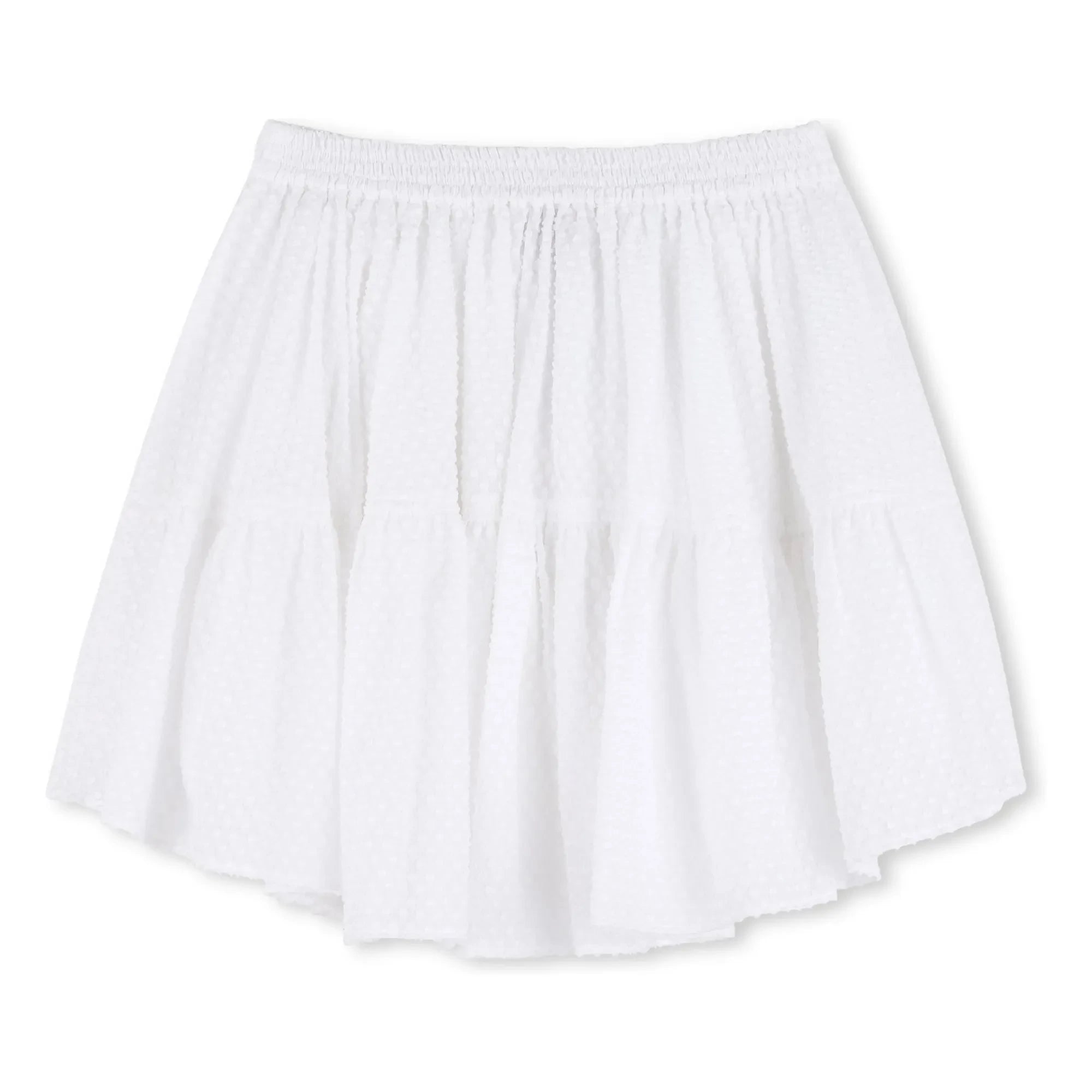 Zadig & Voltaire - Dobby Ruffled Skirt | White