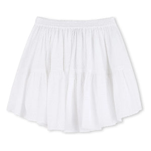 Zadig & Voltaire - Dobby Ruffled Skirt | White