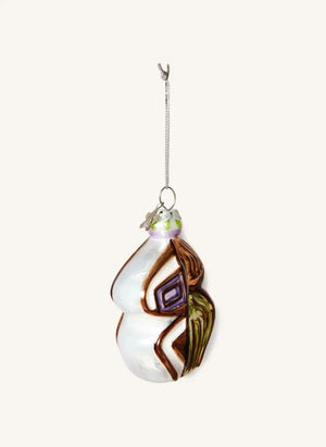 HKliving - Anatomical Oval Glass Christmas Ornament