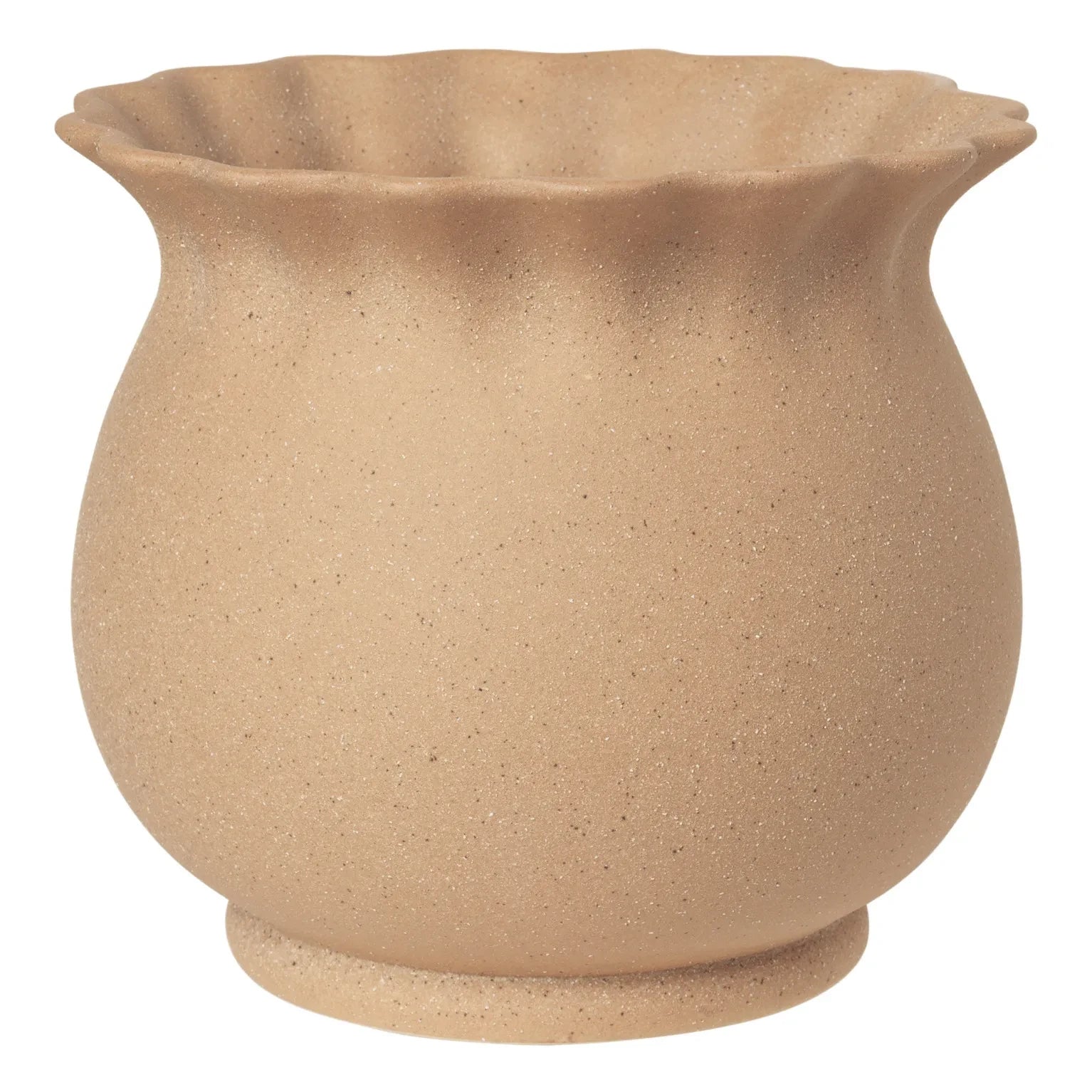 Broste Copenhagen - Alexa Ceramic Pot | Sand