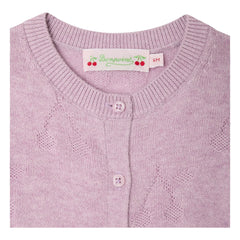 Bonpoint - Teyana Organic Cotton Children's Cardigan | Dusty Rose