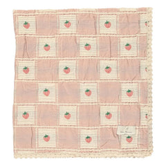 Bebe Organic - Strawberry Organic Cotton Blanket | Peach