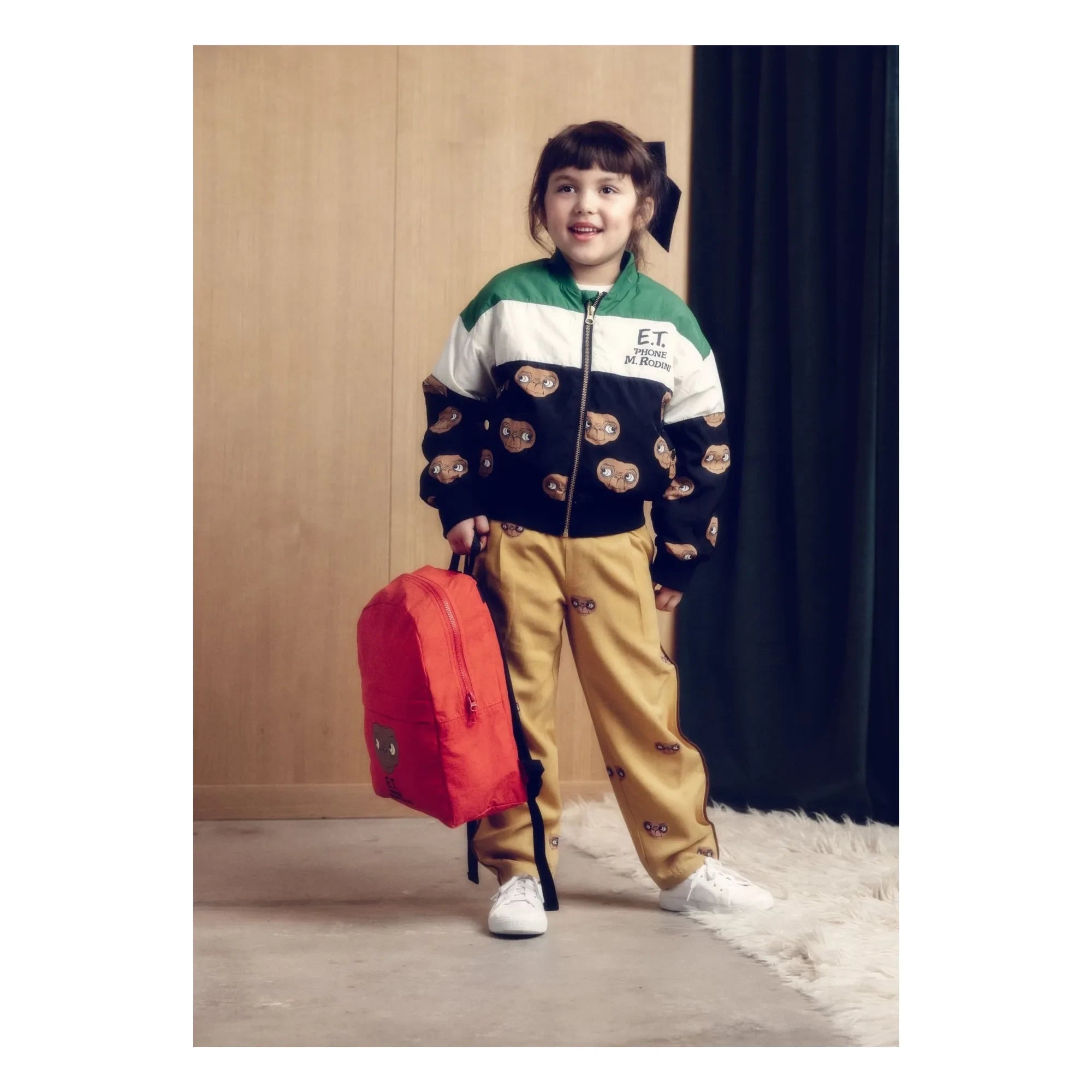 Mini Rodini - E.T. Baseball Jacket | Green