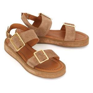 Anthology Paris - Ottawa Suede Sandal | Natural