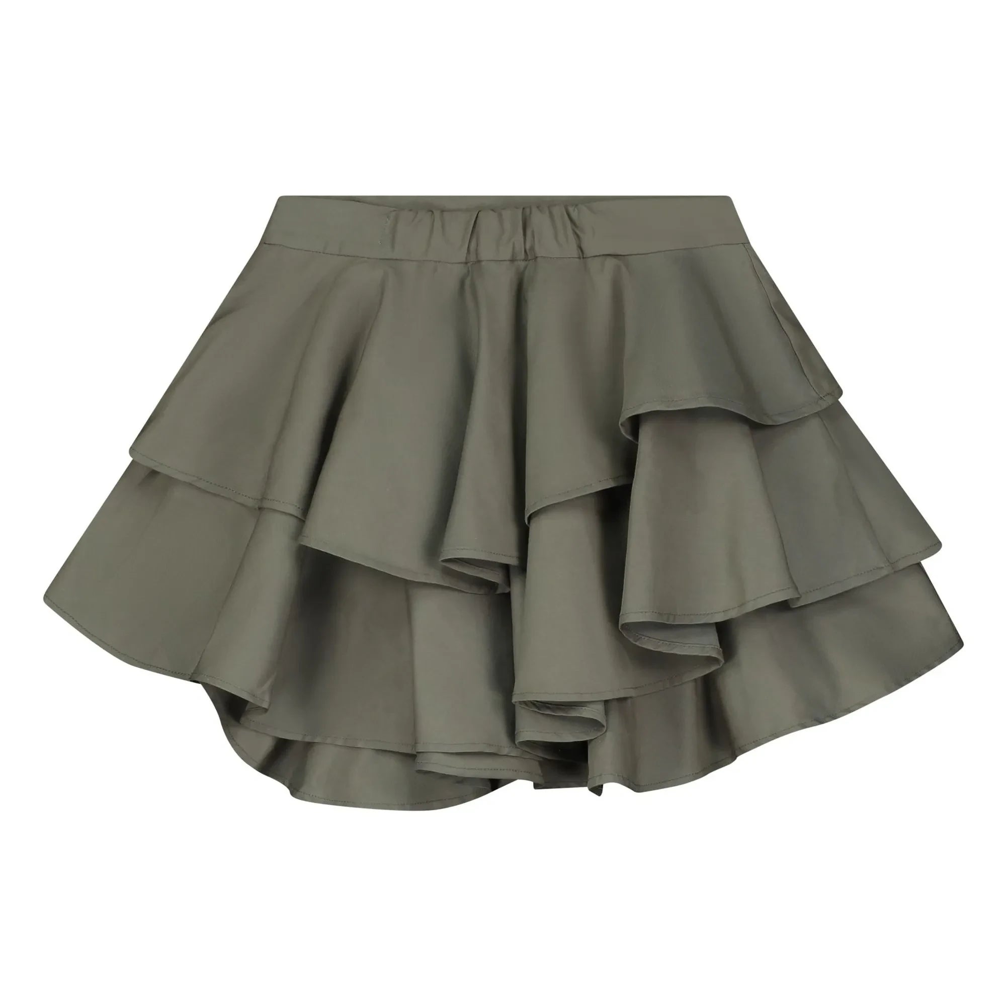 Tangerine - Gathered Skirt | Khaki