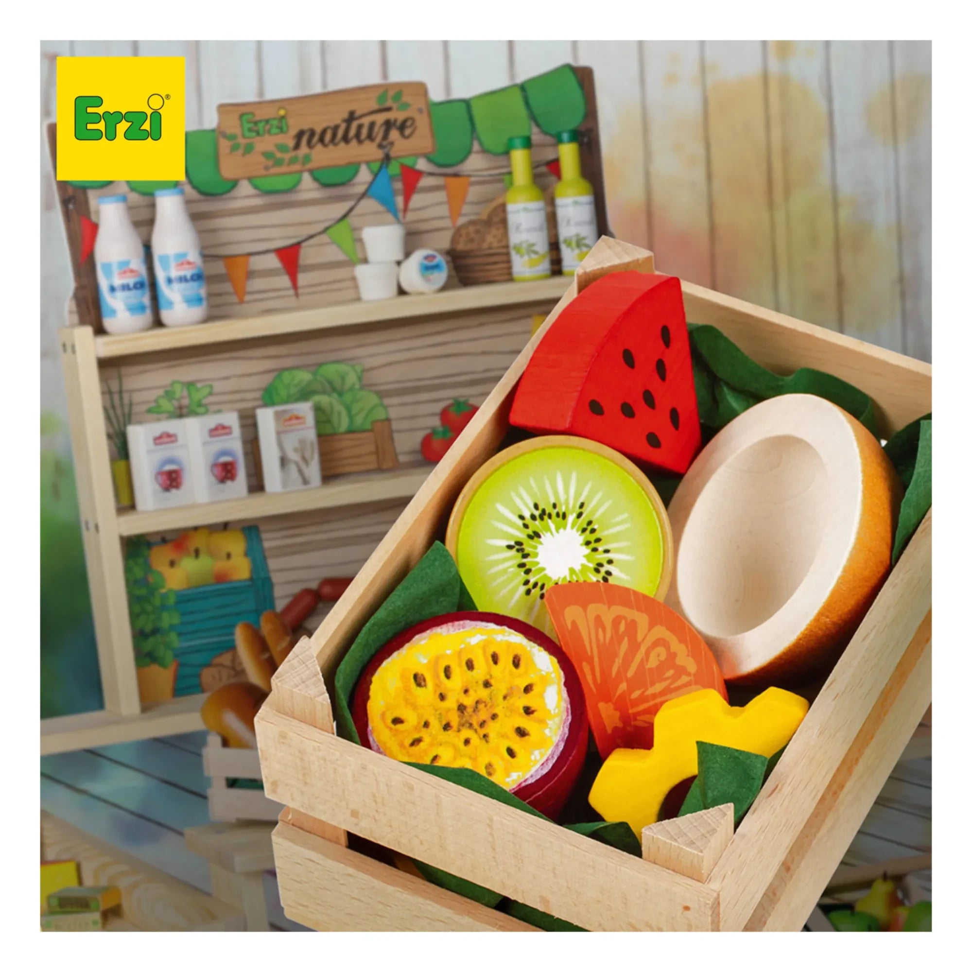 Erzi - Exotic Toy Fruits - 7 Pieces