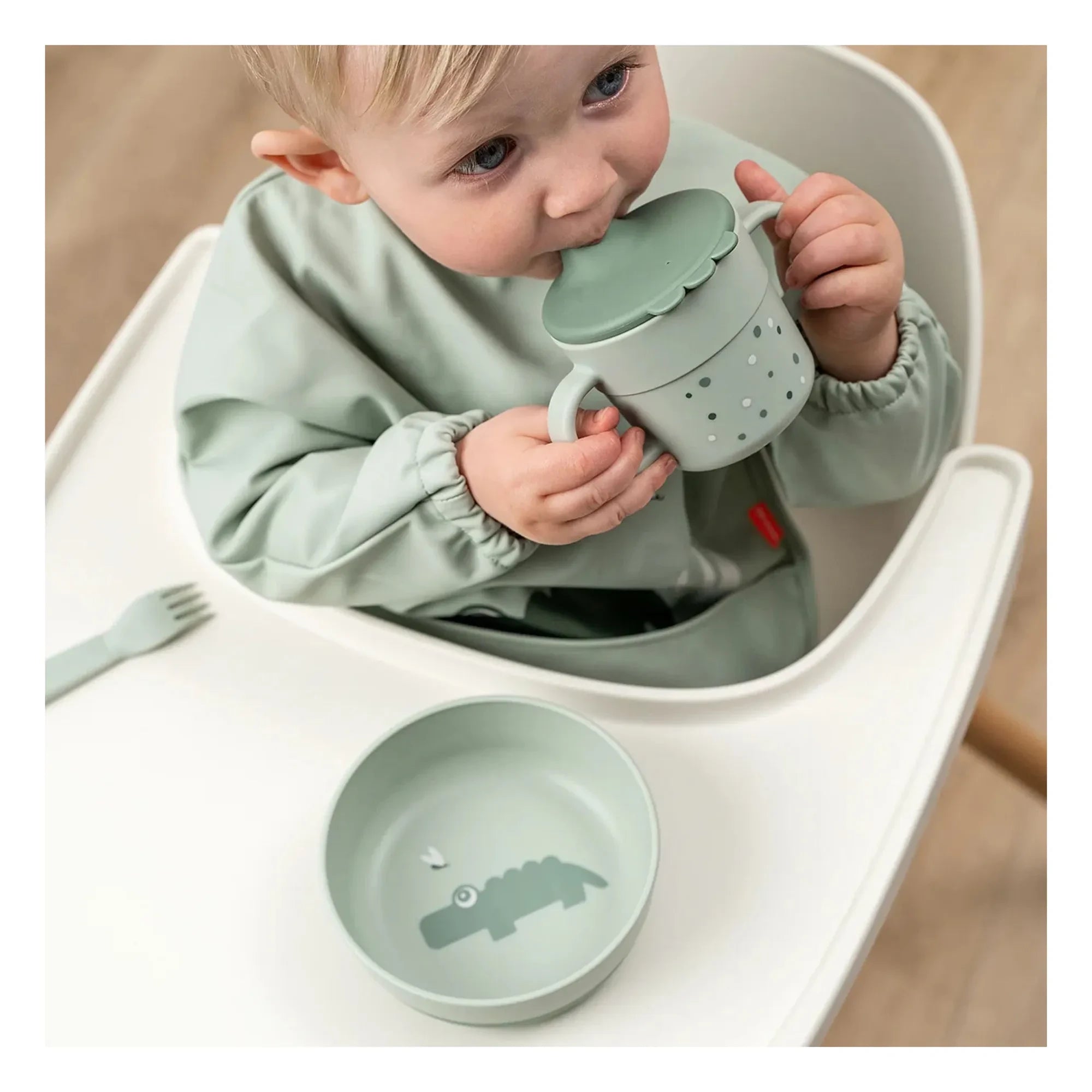 Done by deer - Happy Dots Learning Cup | Green