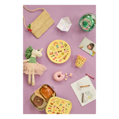 Rice - Unicorn Melamine Plate | Pale Yellow