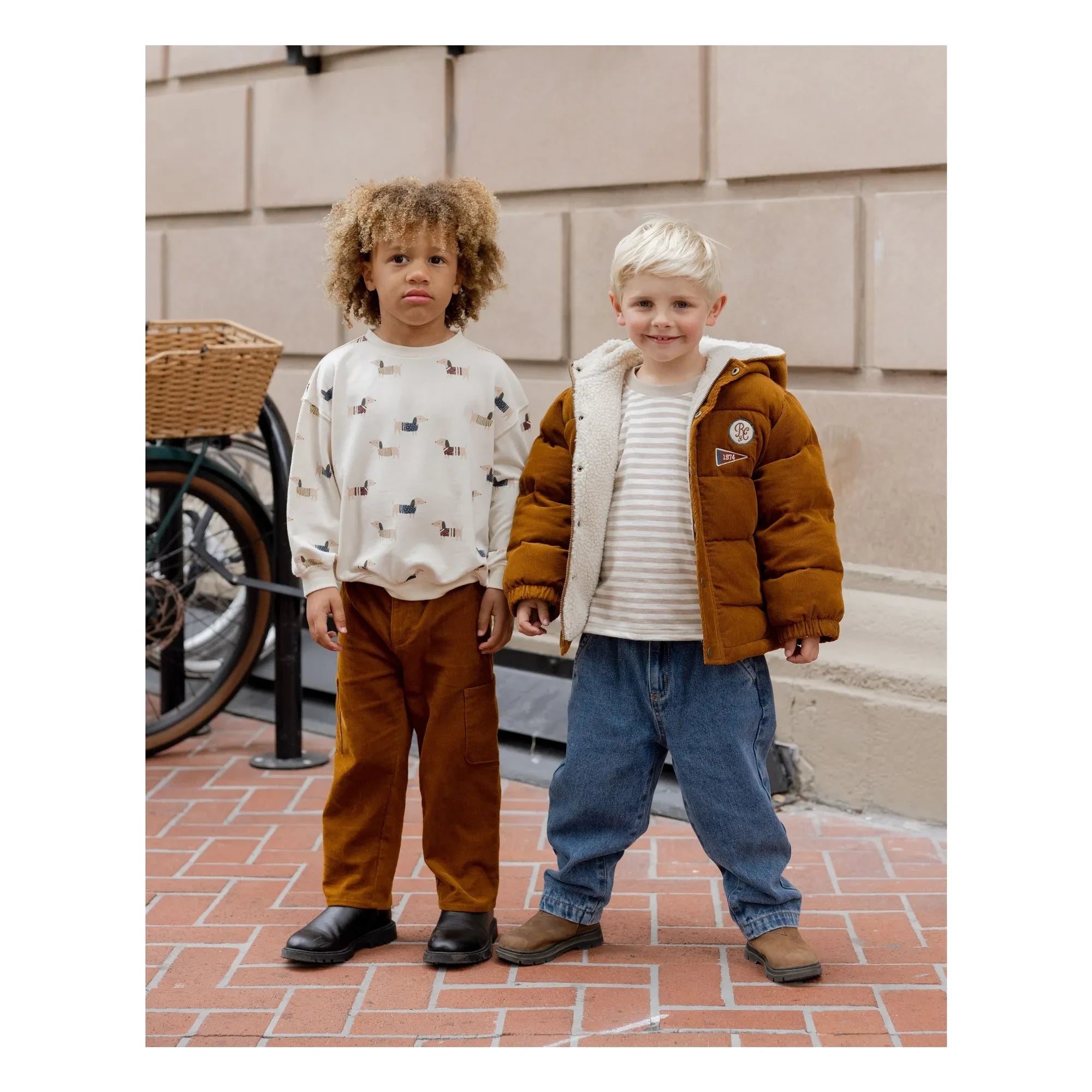 Rylee + Cru - Christmas Dogs Sweatshirt | Ivory
