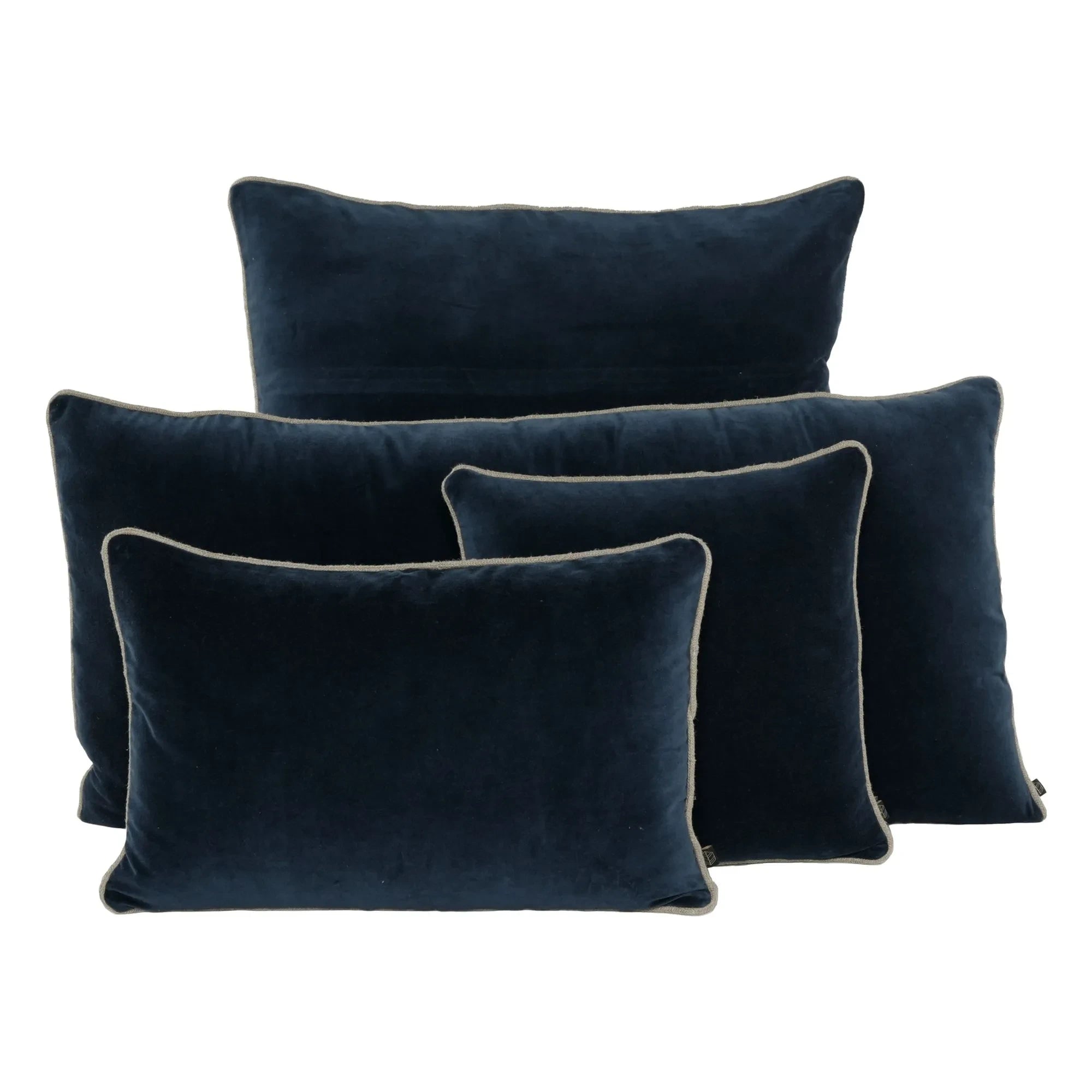 Haomy - New Delhi velvet pillowcase | Ink