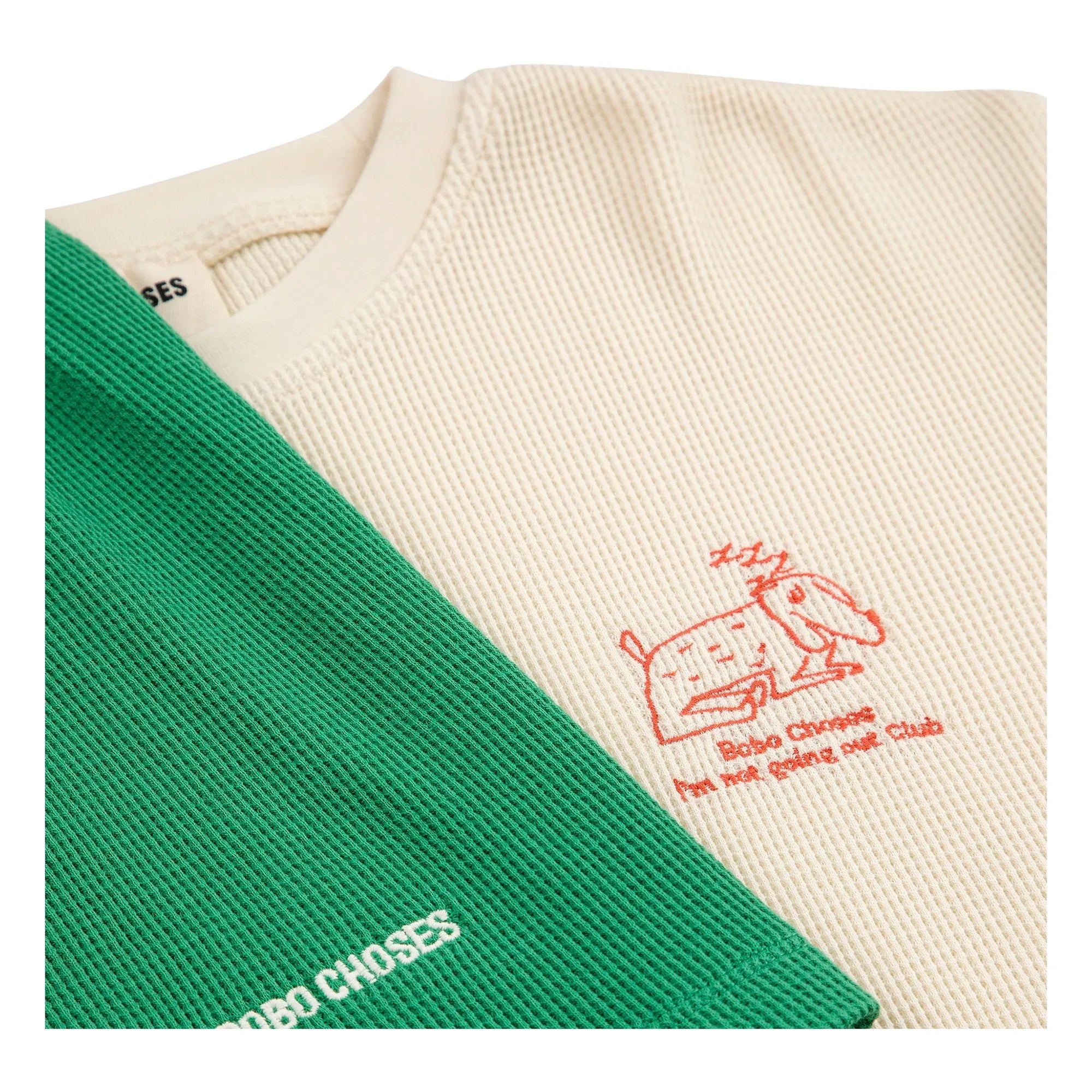 Bobo Choses - Organic Cotton Dog T-Shirt and Shorts Set | Ecru
