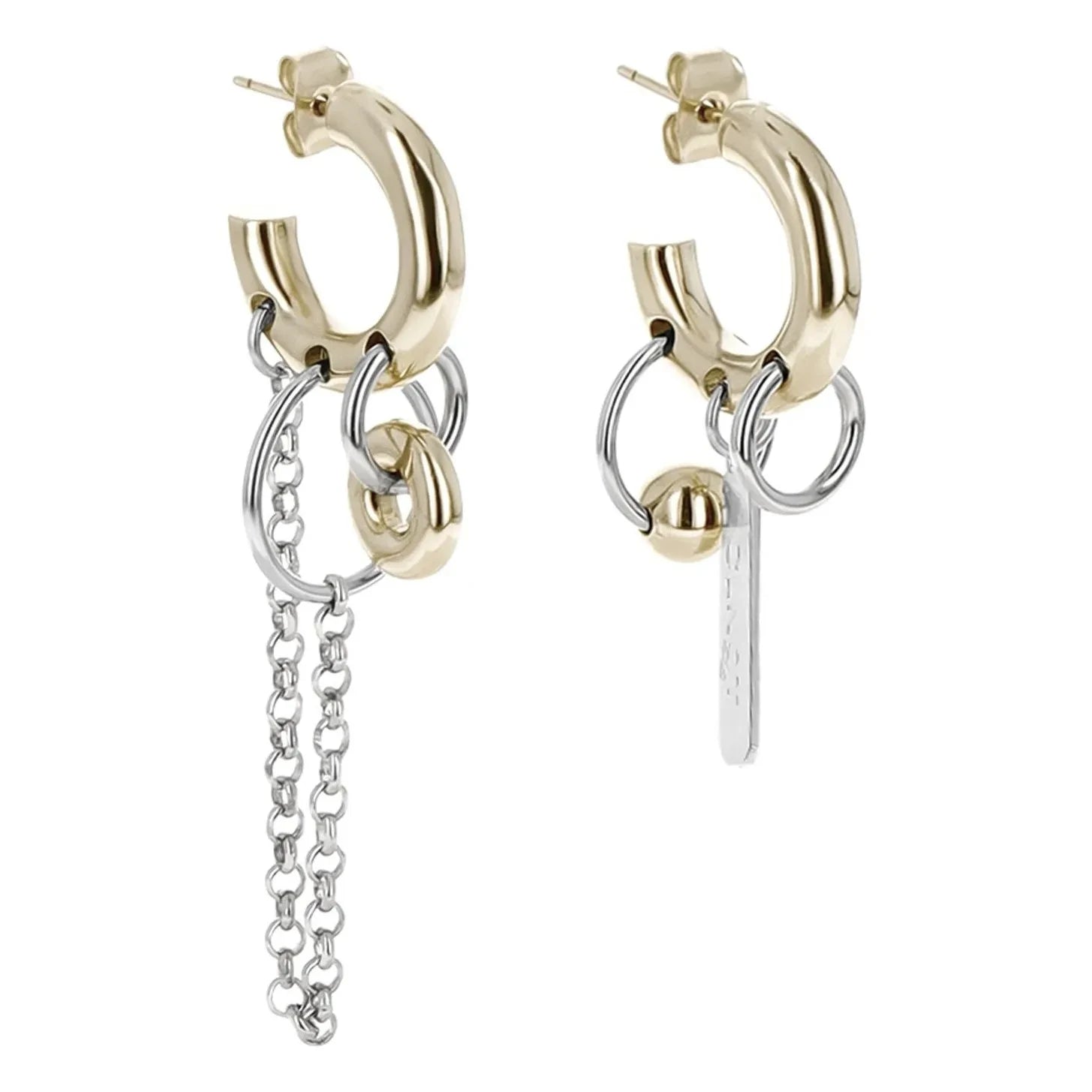Justine Clenquet - Irvin Earrings | Gold/Silver