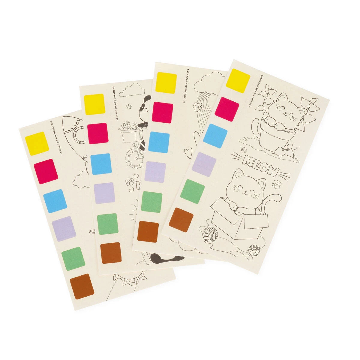 Legami - Cute Animals Watercolour Paint Pad