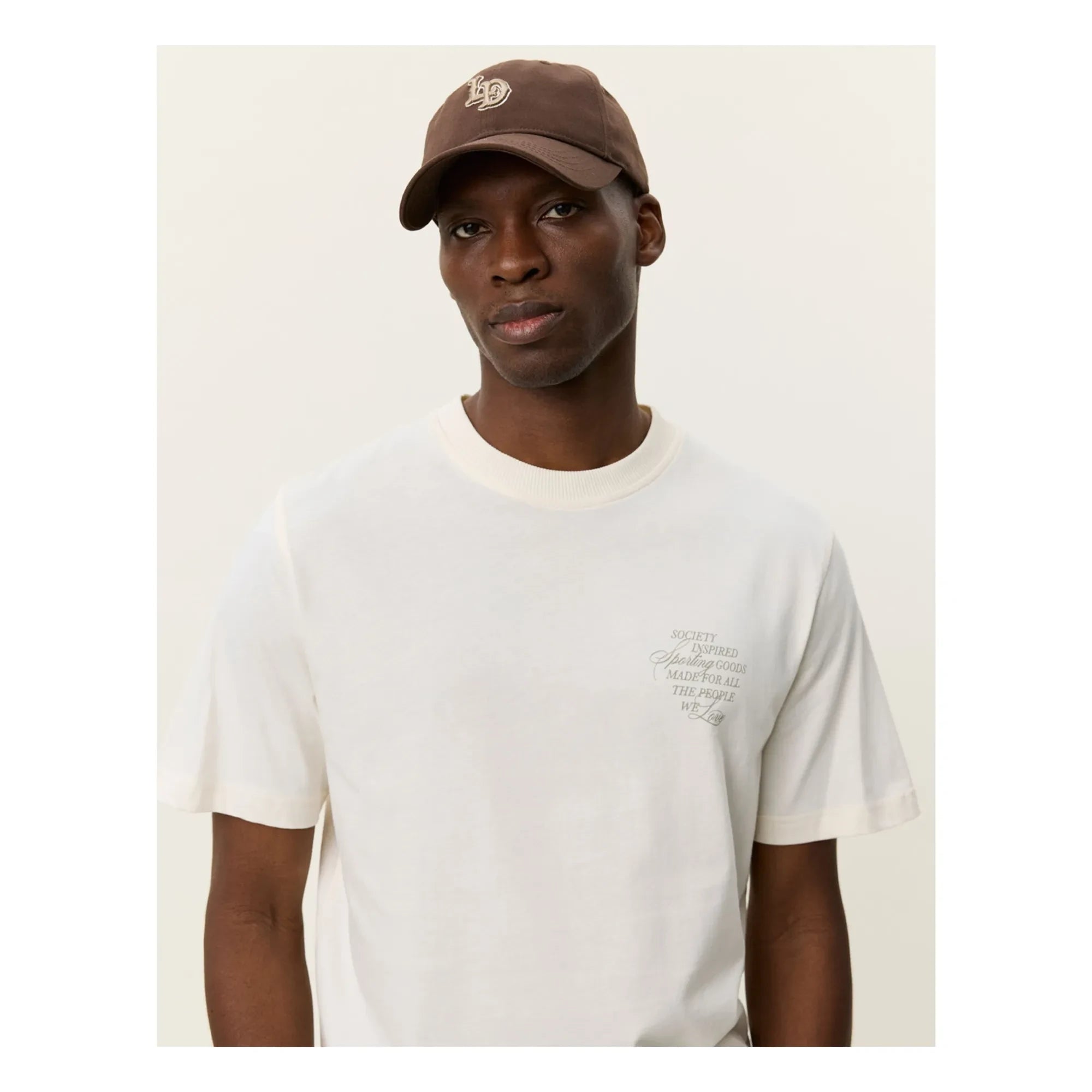 Les Deux - Ben Faience Organic Cotton T-Shirt | Cream