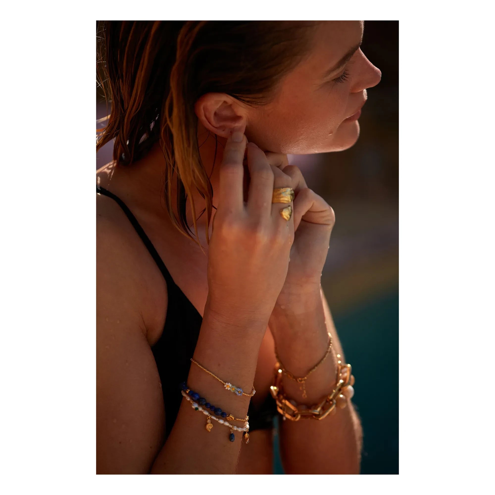 Anni Lu - Bluebell Bloom Bracelet | Blue