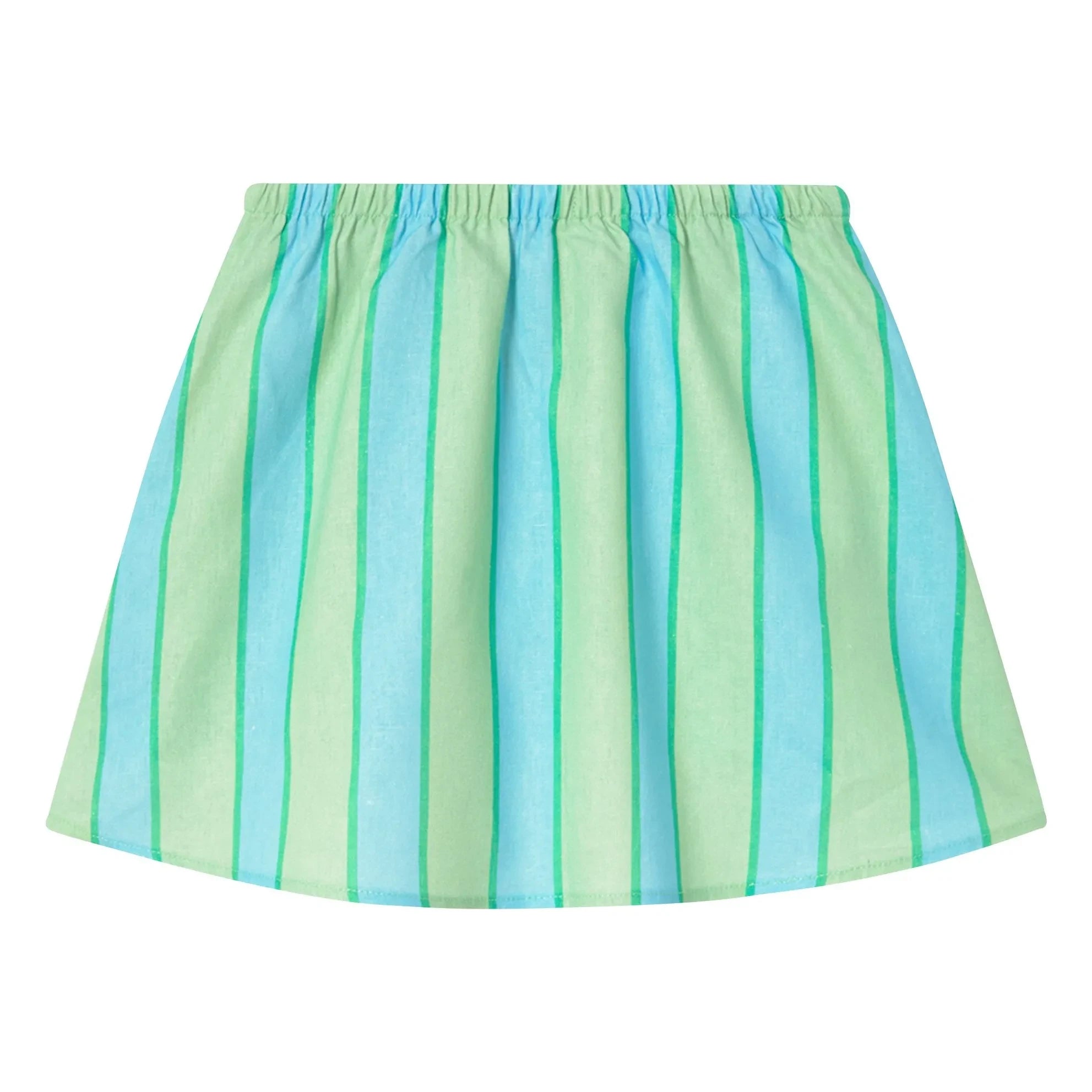 Tinycottons - Striped Linen Skirt | Green
