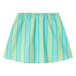 Tinycottons - Striped Linen Skirt | Green