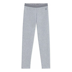 Petit Bateau - Elastic Jeggings | Gray Melange