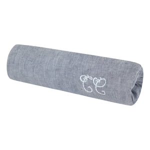 Tartine et Chocolat - Leaf Patterned Sheet | Navy Blue