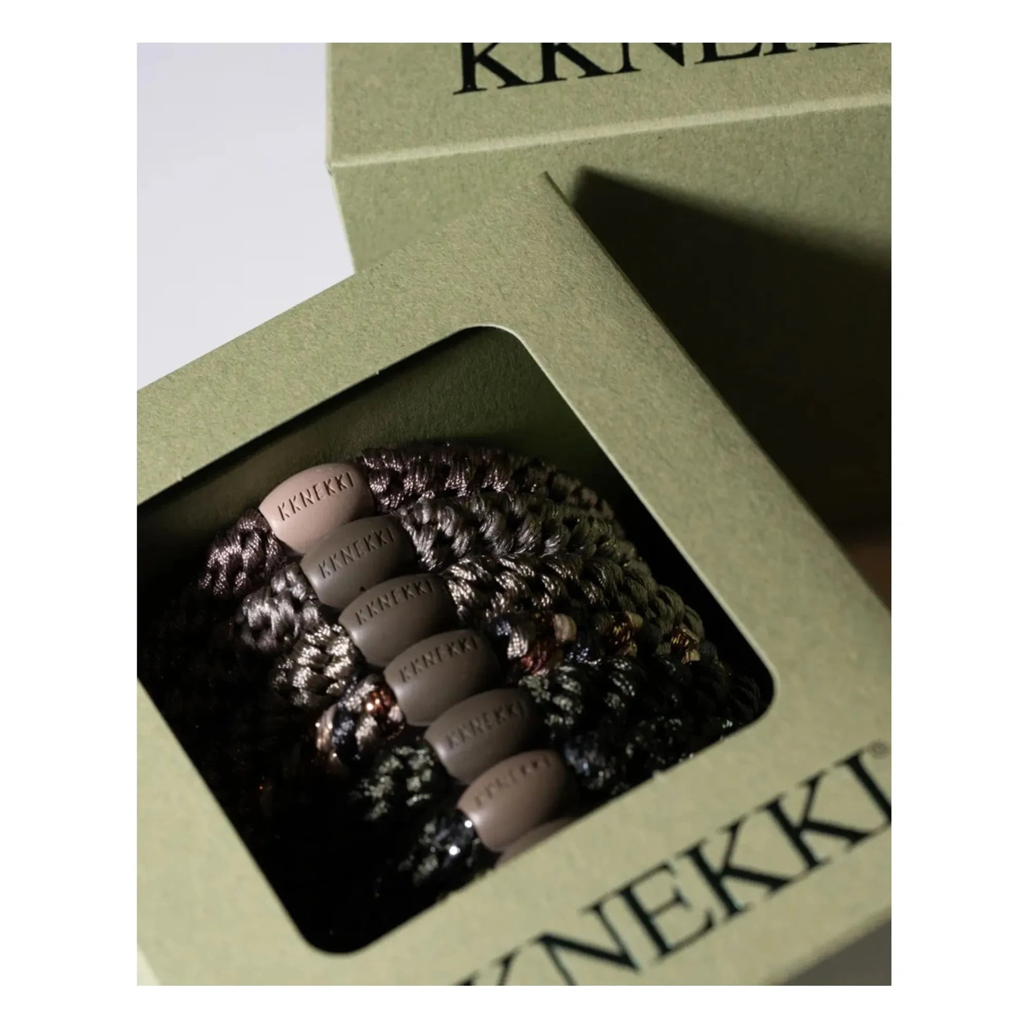 Bon Dep - Set of 8 Kknekki Army Edition Hair Clips | Khaki
