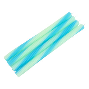 Lex Pott - Twist Candles - Set of 4 | Mint Green