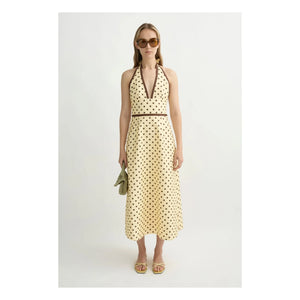 Posse - Bowie Linen and Cotton Dress | Vanilla