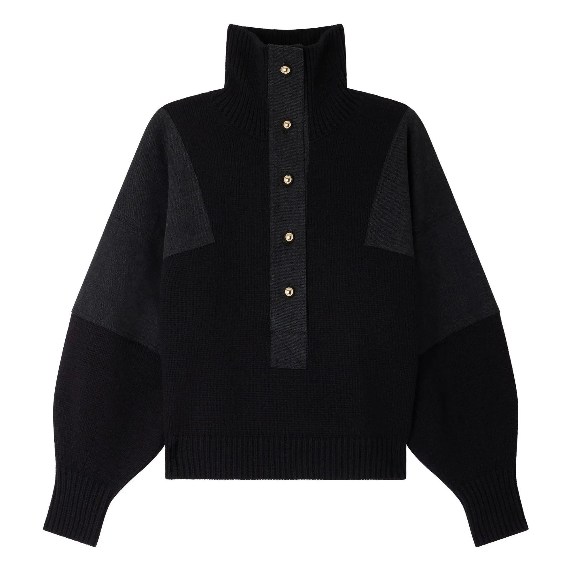 Sessùn - Wysael Merino Wool Sweater | Black