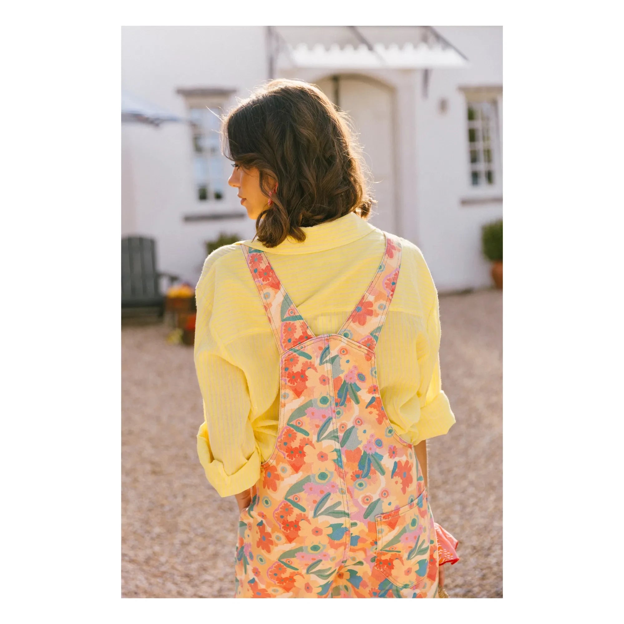 Favorite People - Tuscany Floral Pattern Jumpsuit - Women's Collection | Orange