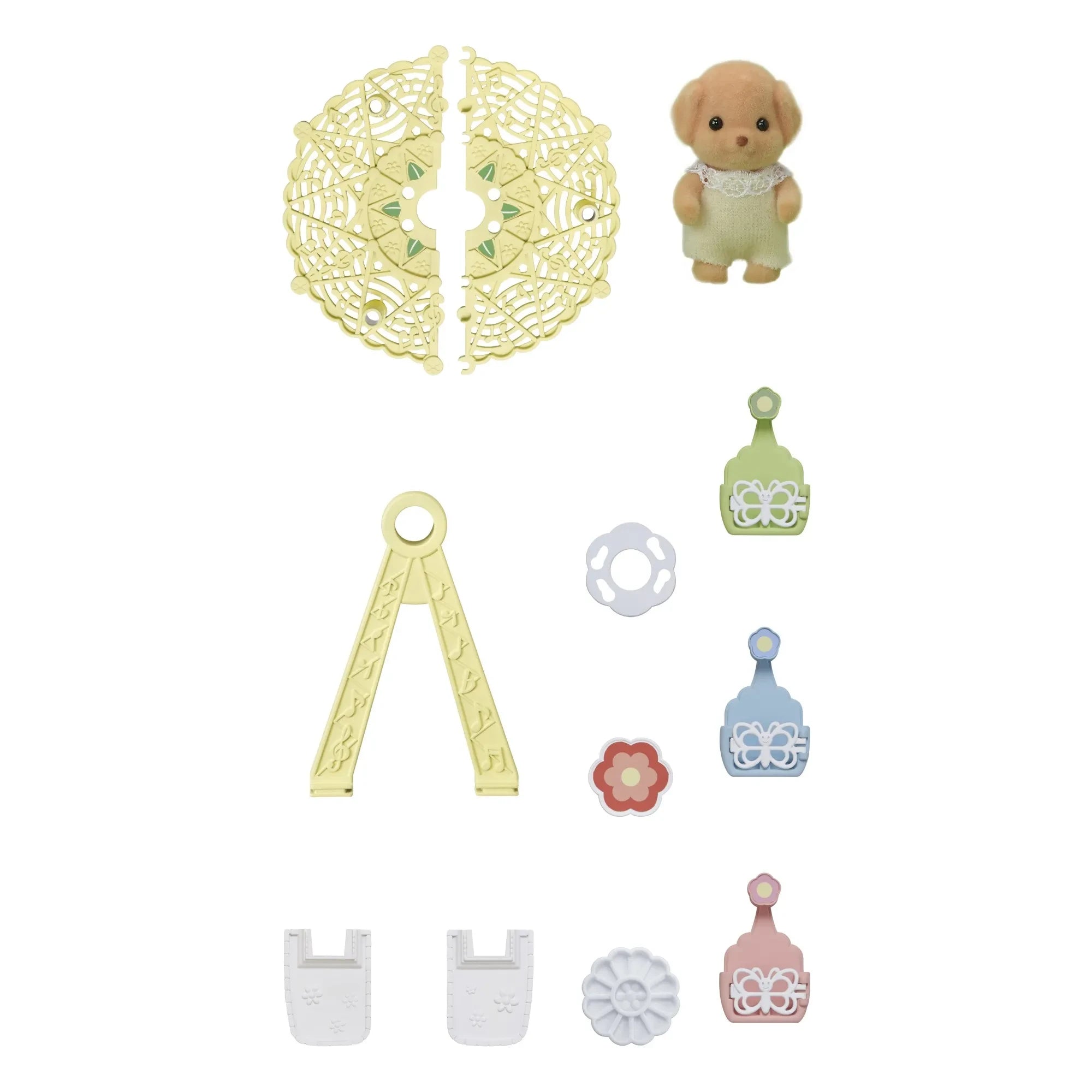 Sylvanian Families - Carousel and Baby Dachshund Toy
