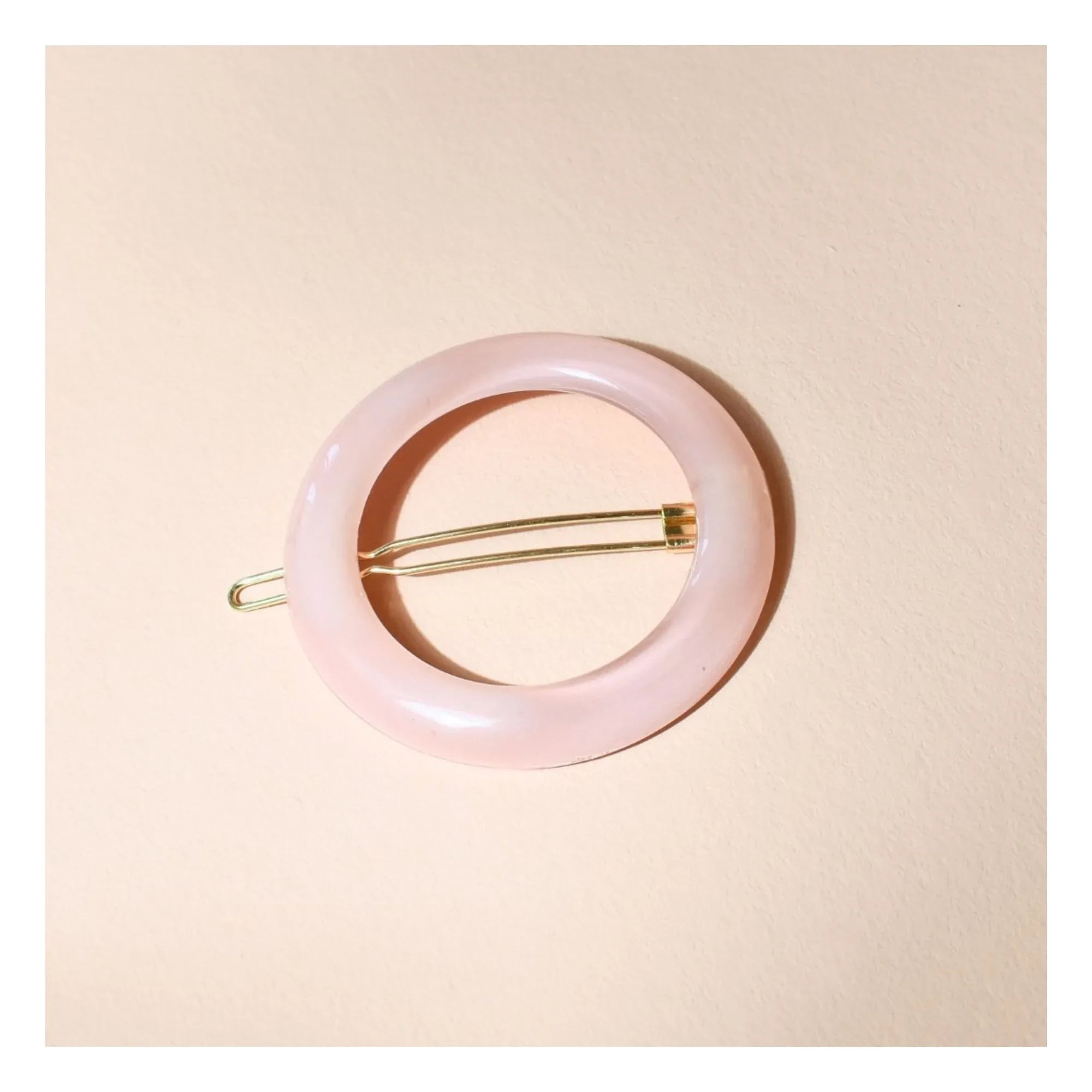 Bachca - Opaline Round Hair Clip | Pink