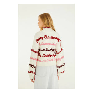 Farm Rio - Christmas Sweater | Ecru