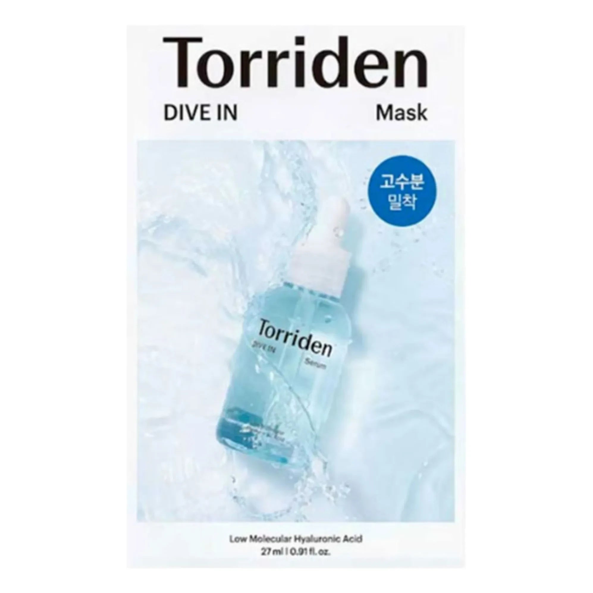 TORRIDEN - Dive In hyaluronic acid fabric face mask