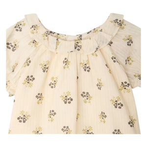 Bonpoint - Lara Fleurie Organic Cotton Blouse | Ivory