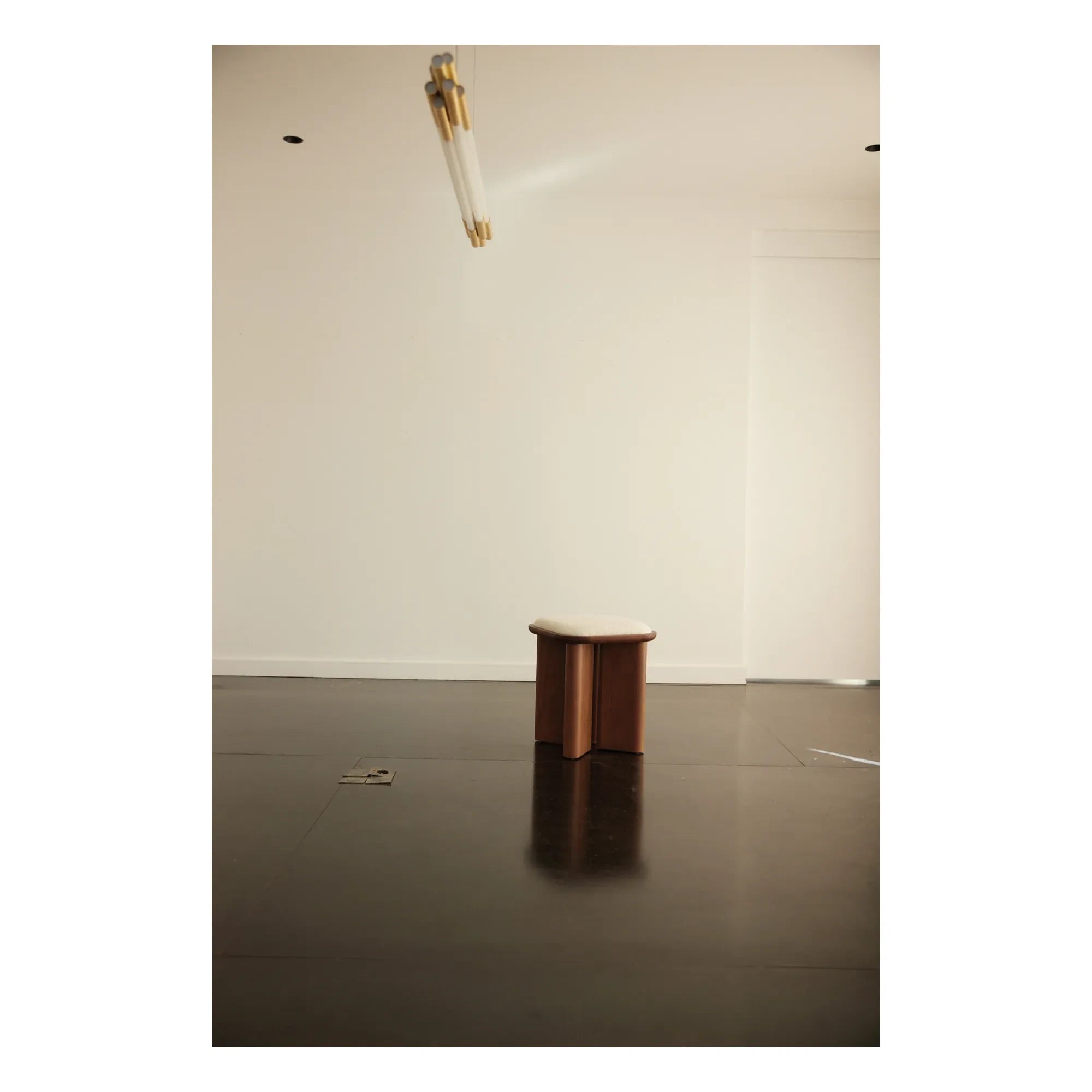 Gabrielle Paris - Lazarus Pouf | Walnut