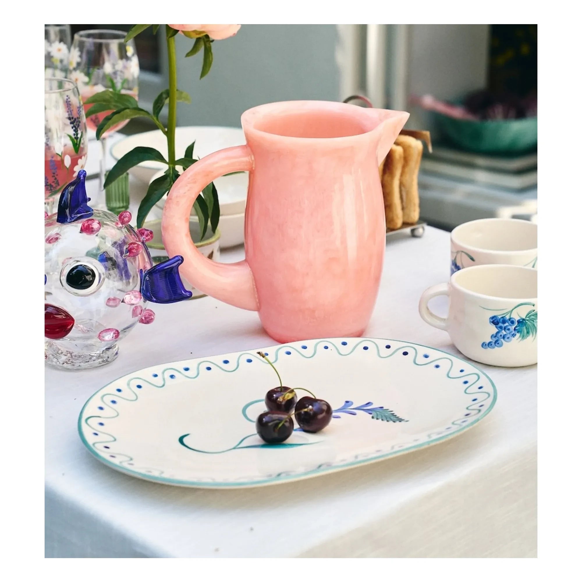Anna + Nina - Indigo Plate | Blue