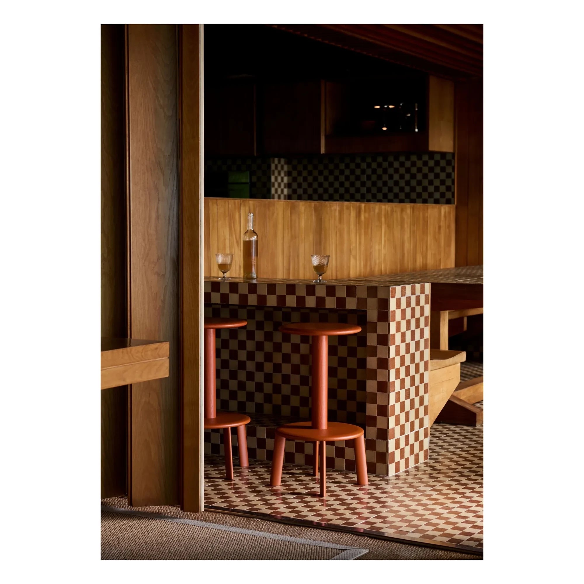 & Tradition - Solid Tabure AV40 75 cm, Anderssen & Voll | Kırmızı