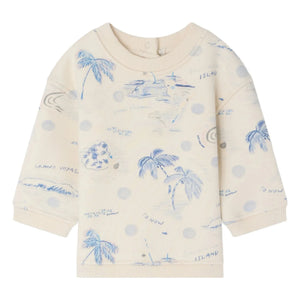 Bonpoint - Dady Organic Cotton Sweatshirt | Ecru