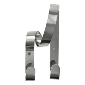 Broste Copenhagen - Ribbon Double Wall Hook | Silver