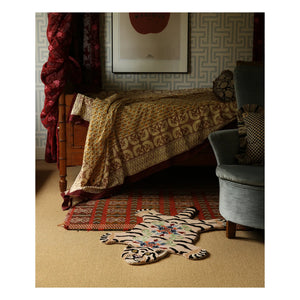Doing Goods - Mahee Majestic Wool Tiger Rug | Peach