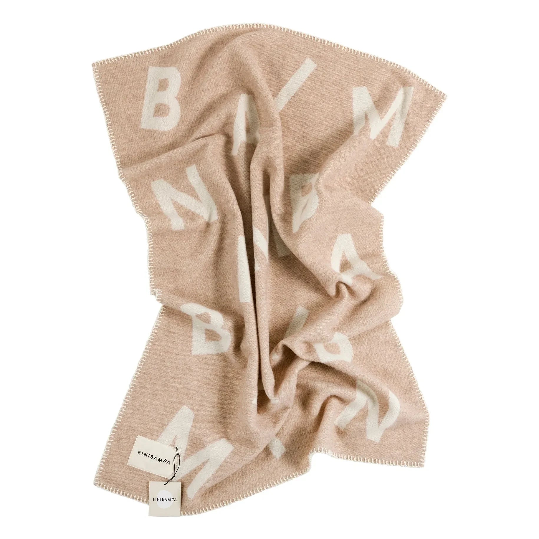 BINIBAMBA - Merino Wool Blanket | Milk
