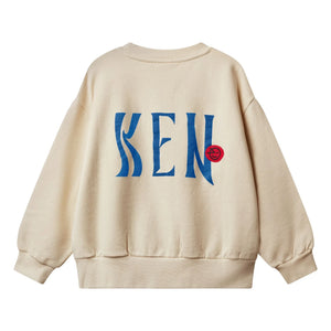 Wynken - Tempo organik pamuk sweatshirt | Krem