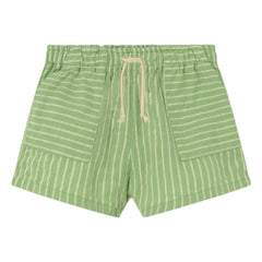 Cozmo - Striped Ciro Shorts | Meadow Green