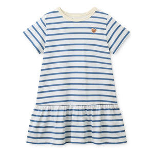 Liewood - Madden Striped Organic Cotton Dress | Blue